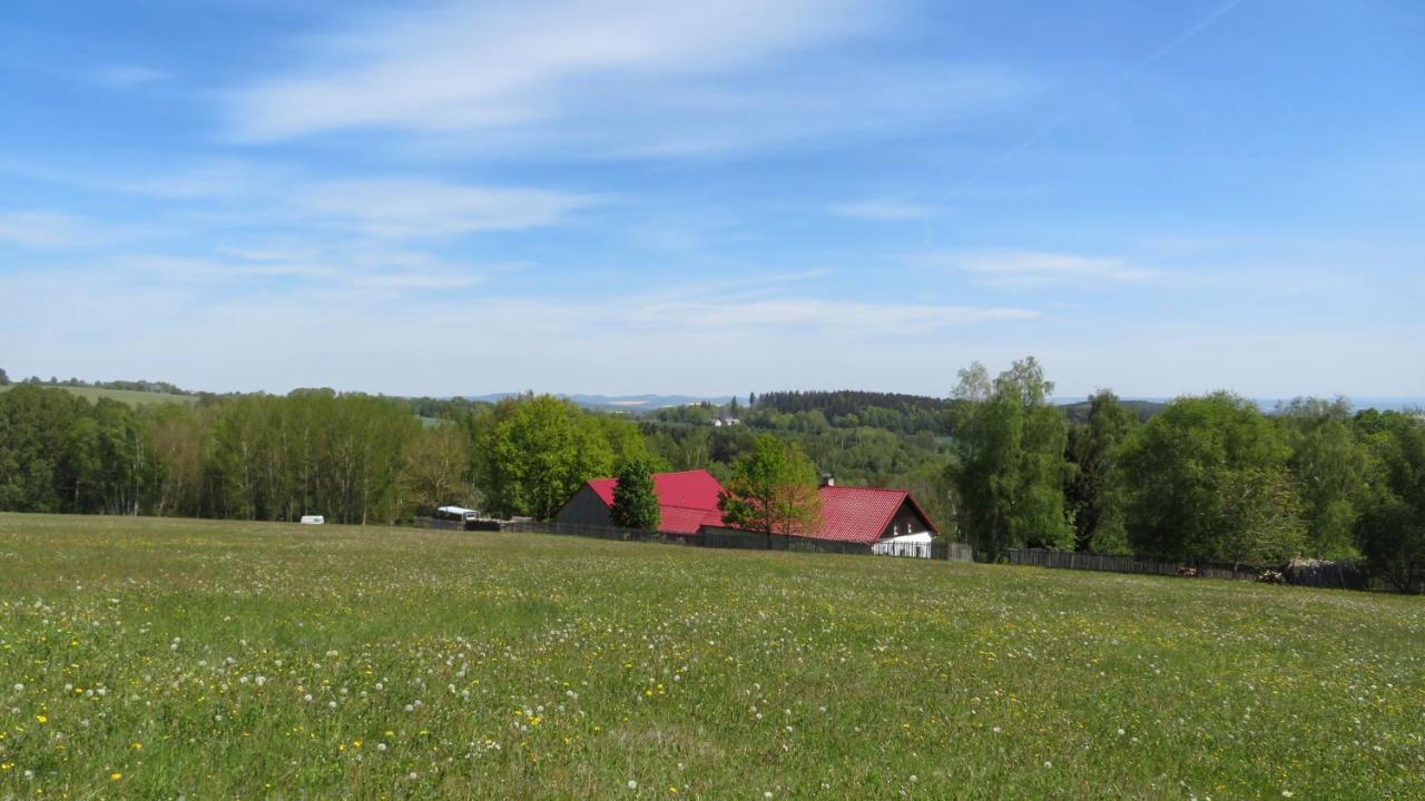 Maringotka Na Samote Na Kozi Farme Hotel Pobezovice Eksteriør billede